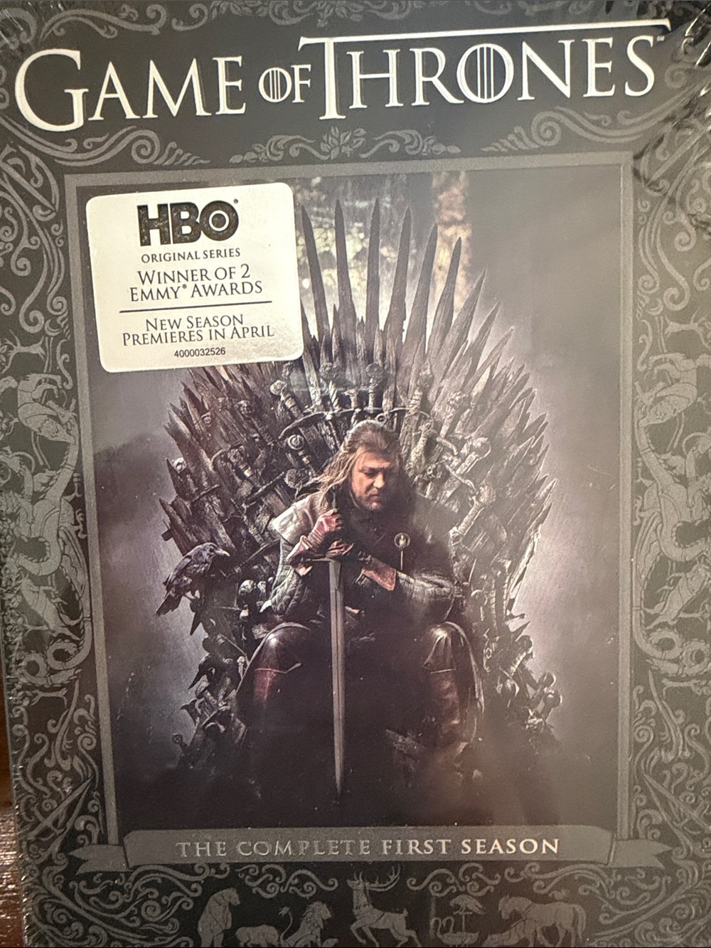 Game of Thrones The Complete First and Second Seasons DVD - Black/Grey Artwork
